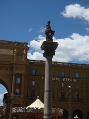 La Colonna dell'Abbondanza - Palazzo dell’Arcone di Piazza - Piazza della Repubblica, Florence