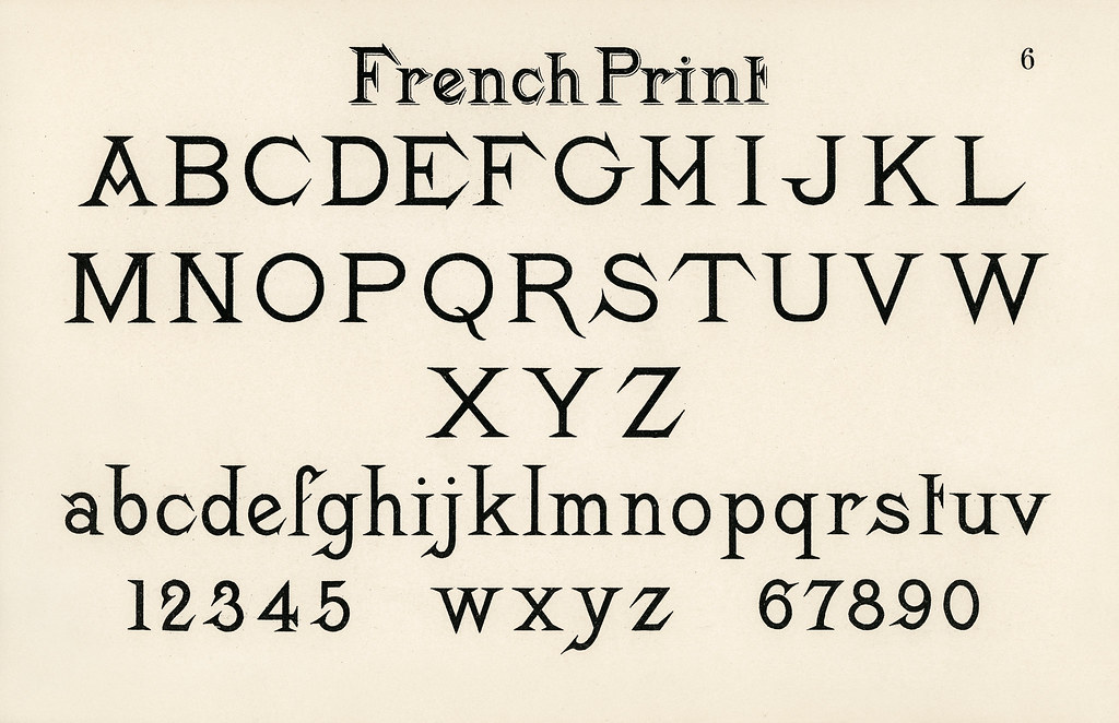 French Style Fonts From Draughtsmans Alphabets By Her Flickr