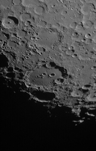 lunar astrophotography clavius celestron ioptron
