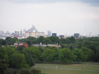 View from Primrose Hill: Shard to Canary Wharf SWC Short Walk 6 - Regent's Park and Primrose Hill