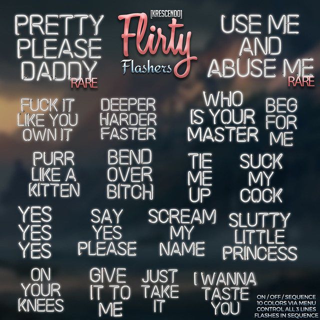 [Kres] Flirty Flashers