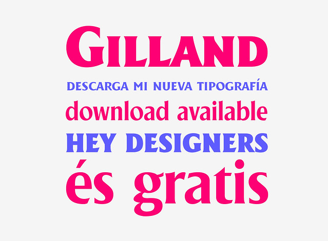 Gilland Font (free)