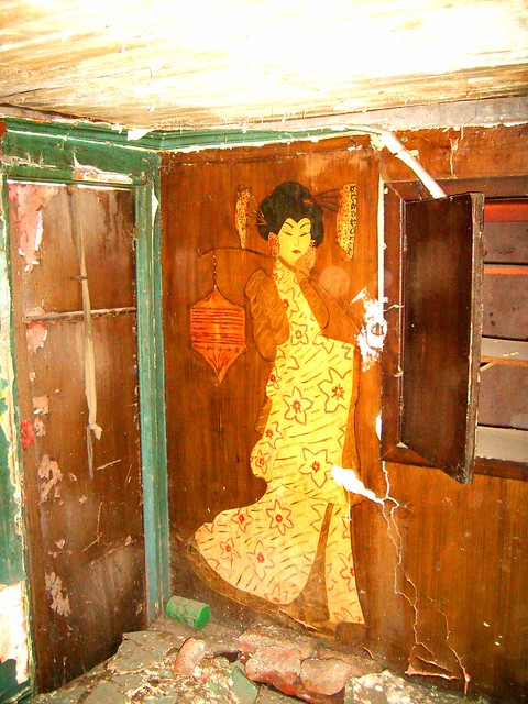 rincon de la geisha en el burdel de la Tia Carlina, calle Vivaceta N° 1226