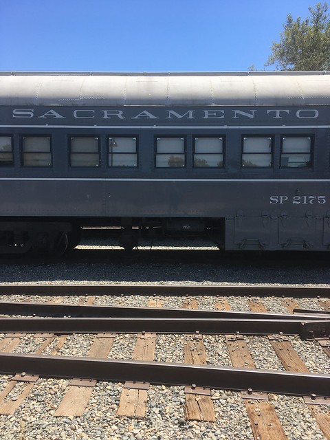 'Old historic line.', Old Sacramento, California (USA)