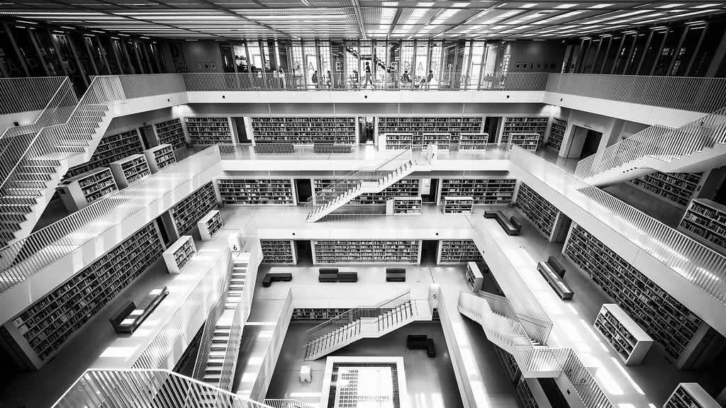 Stadtbibliothek - Stuttgart, Germany - Architecture photography
