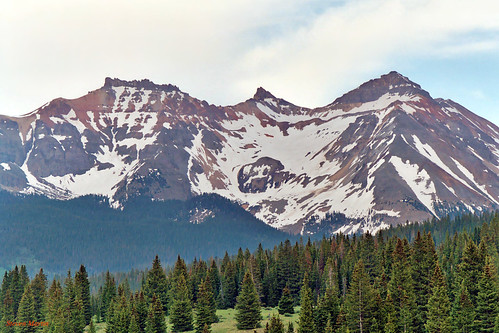 landscape scenery mountains snow colorado unitedstates