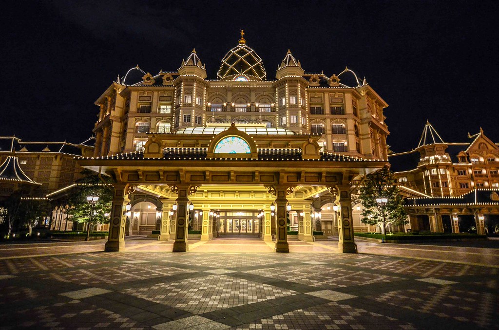 Back of Tokyo Disneyland Hotel TDR