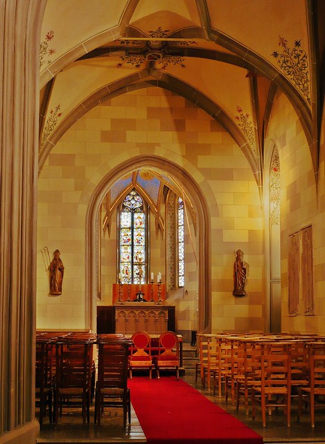 Sankt Michaels-Kapelle - Burg Hohenzollern, Württemberg, Deutschland.