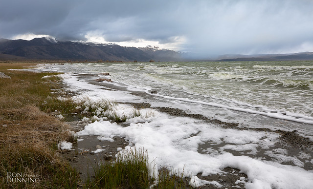 Mono Lake, California During Rainstorm1