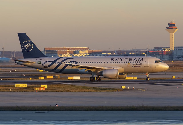 HZ-ASF, Airbus A320-214 Saudia @ Frankfurt FRA EDDF