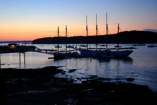 Bar Harbor Sunset in Maine
