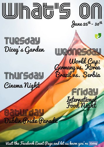 The last week of June is bringing some happy events! Here's our social activities for the following days! ????