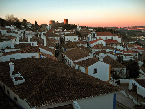 sunset portugal obidos towns jasonstravel
