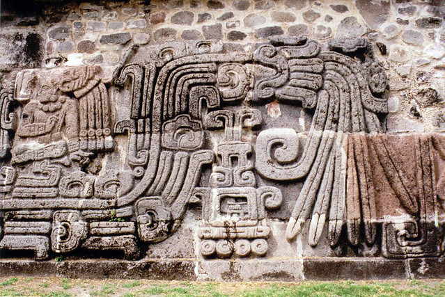 The Temple of the Feathered Serpent (detail)