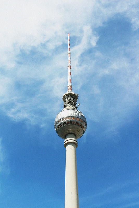 Fernsehturm Berlin vintage version
