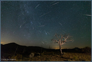 Perseids over the Mojave 2097+19 | by maguire33@verizon.net