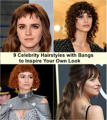 Celebrity Hairstyles with Bangs to Inspire You