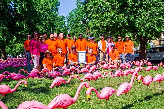 #FLOmingos Guinness World Records | Bidwell Parkway | June 21, 2018 - Part 1