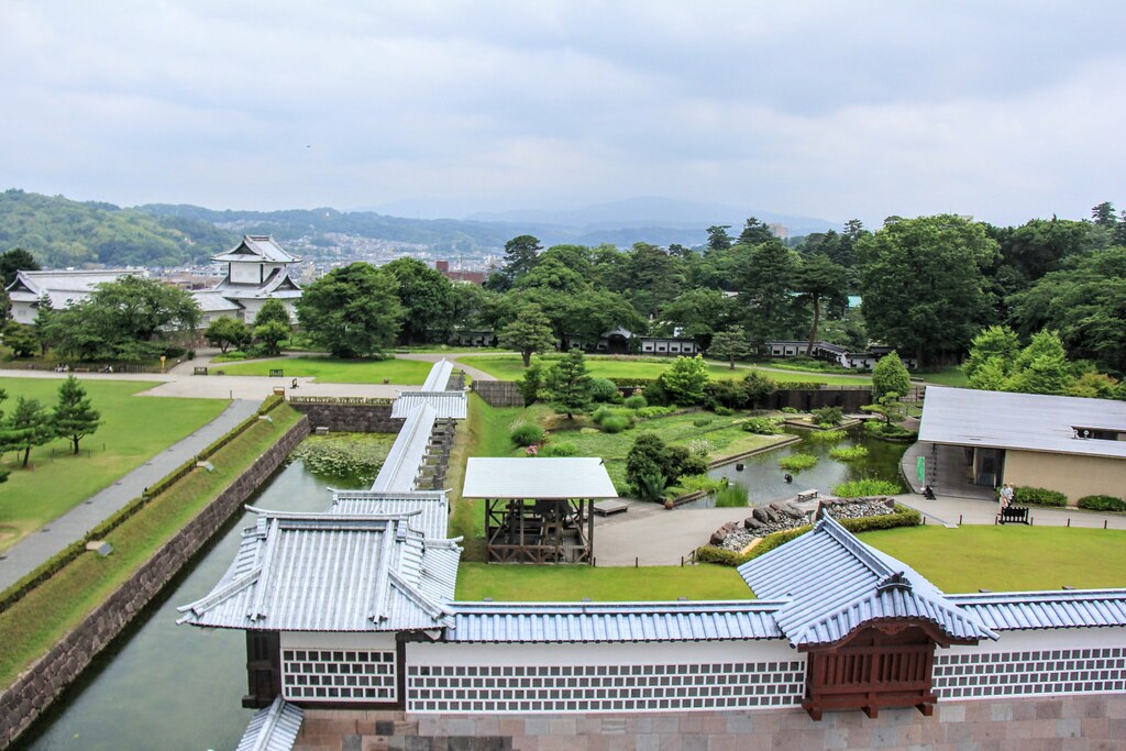 Kanazawa Castle Park, Japan 金沢城公园、日本