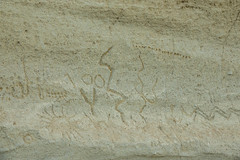 Petroglyphs at Petroglyph Pt at Lava Beds NM-17 5-27-18