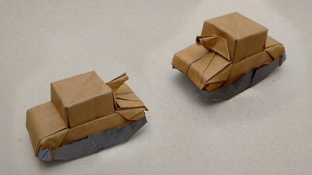 Origami Tank (HadiTahir)