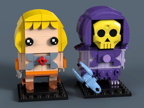 He-Man & Skeletor - BrickHeadz MOC