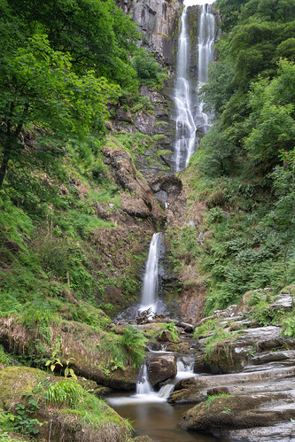 pistyll rhaeadr waterfalls wales nikon sigma water landscape waterfall