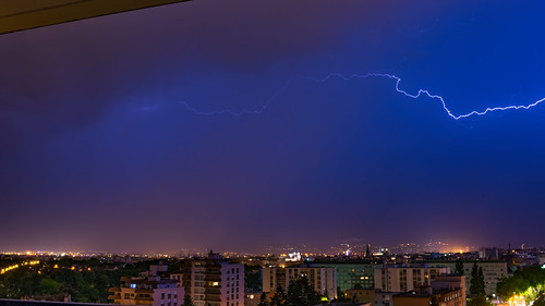 lightning city docteur tonton night long exposure cityscape landscape summer storm france nuit street ngc