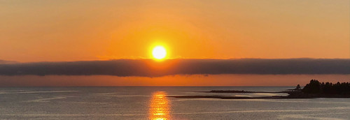 sunrise fog marine island vancouver parksville