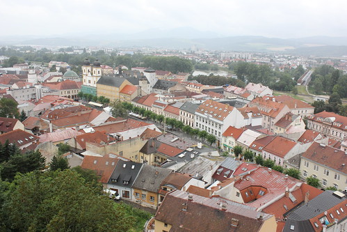 trenczyn trenčín trencin słowacja slowacja slovakia slovensko miasto widok krajobraz city view landscape