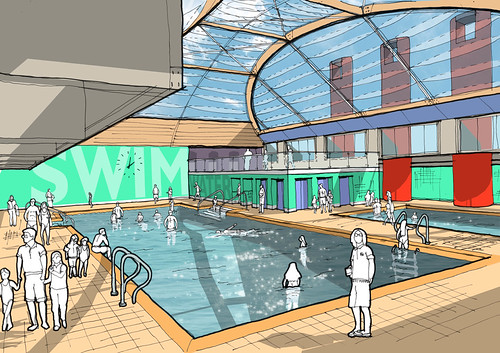 pool perspective | The pool hall of the proposed Chelsea Spo… | Flickr