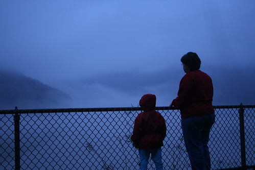 blue fog dam together motherandchild kinzua whataview