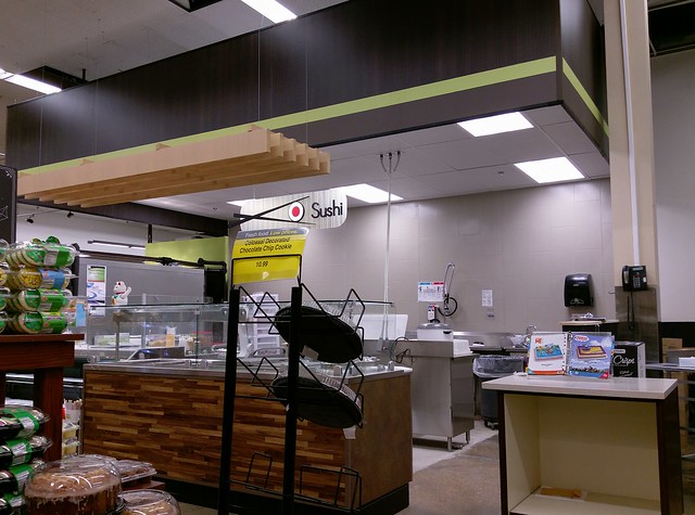 Sushi bar, prior to final signage installation