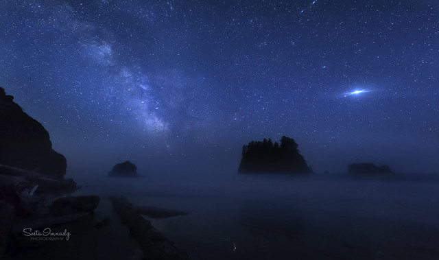 Milky Way at the Ocean.