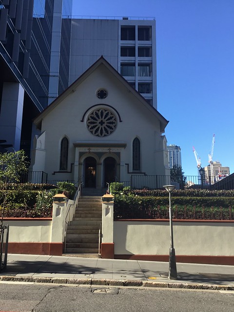 Brisbane. A very early mid 19th century church. Presbyterian.