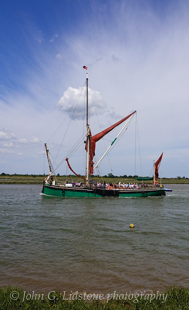 Historic sailing barge, Maldon, England