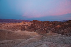 Zabriskie Point  sunrise in Death Valley
