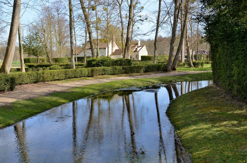 Château de Chantilly (Oise) - Jardin anglo-chinois - Le Hameau