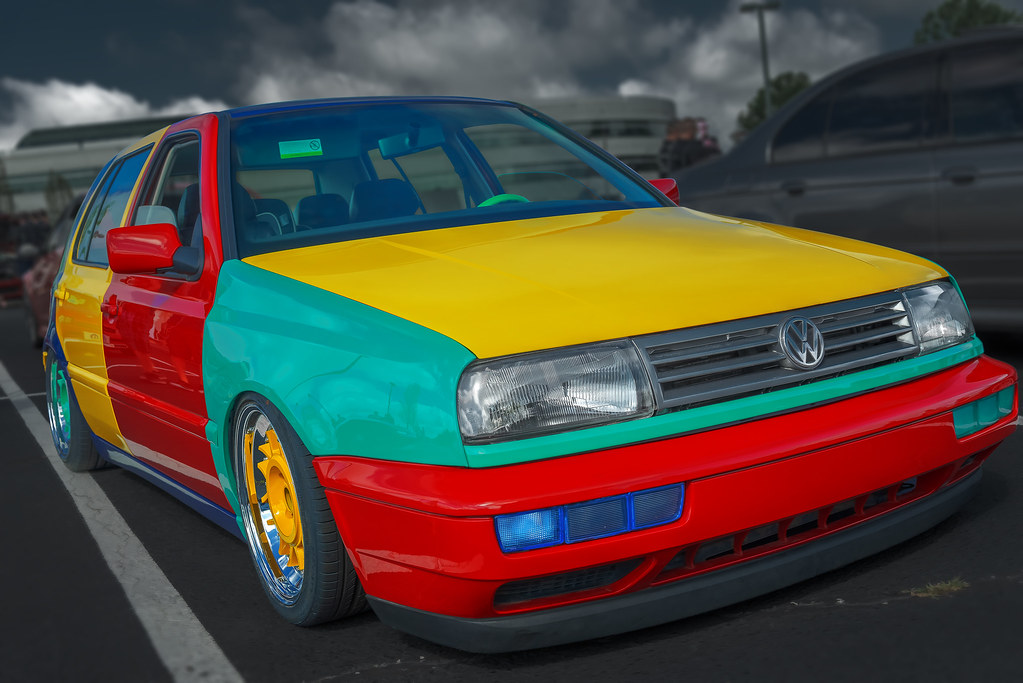 Volkswagen Golf MK3 Harlequin (Cars & Coffee of the Upstate)