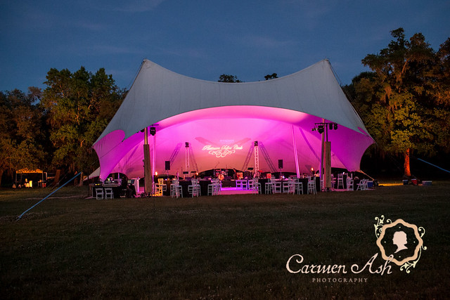 Boone Hall Music Event with PDA lighting and audio