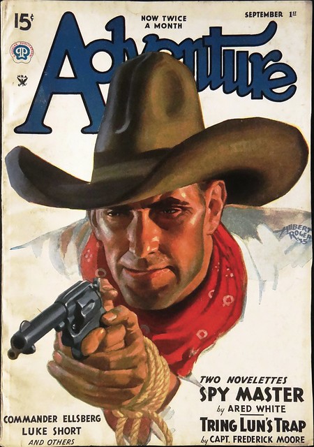 Adventure Vol. 93, No. 3 (Sept. 1, 1935). Cover Art by Hubert Rogers