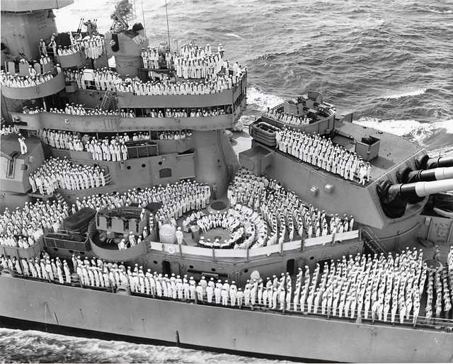 USS Missouri V-J day 1951