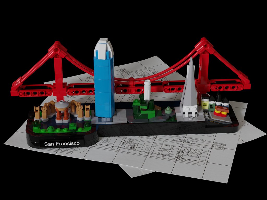 San Francisco Skyline | is an entry for the LEGO Rebric… |