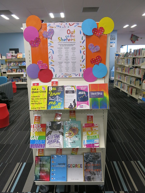 Out on the shelves display