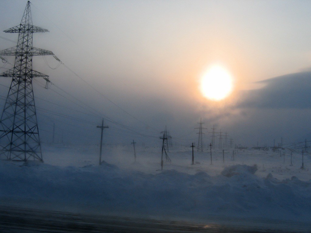 Monchegorsk, winter
