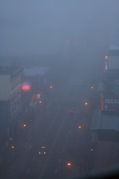 Granville St. with Fog