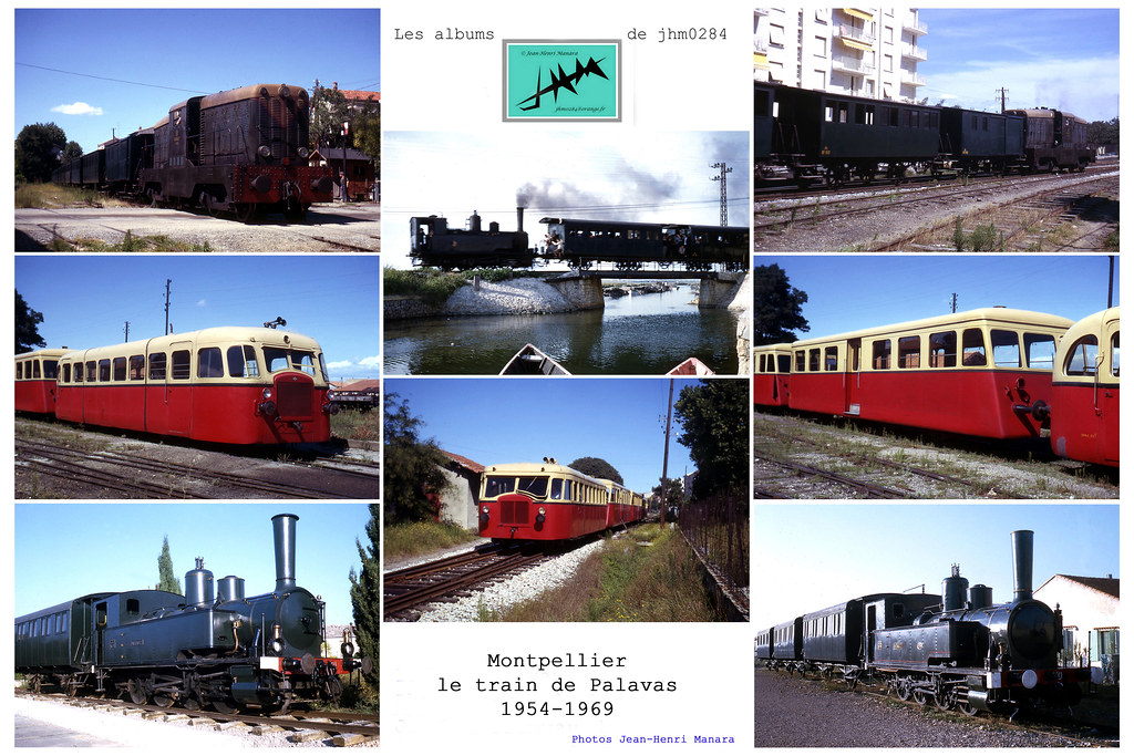 JHM-Multiple - 1954-1969 Montpellier, le train de Palavas