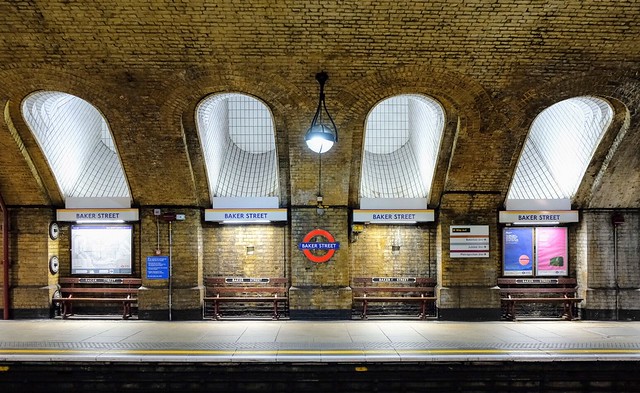 Baker Street Station. London Underground.