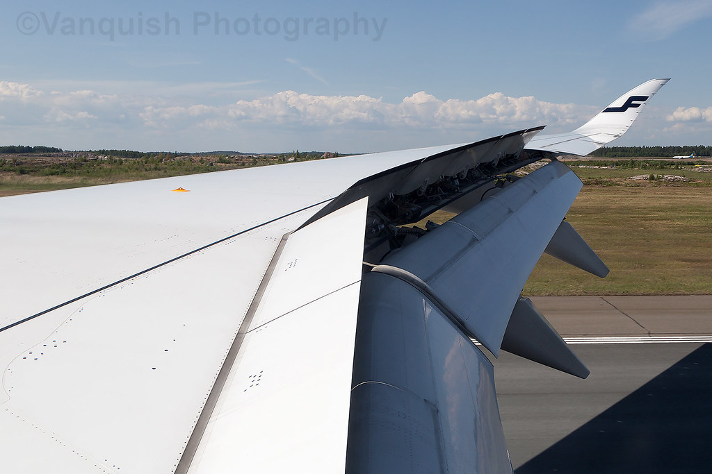 OH-LWC Finnair A350-900 Rolling out Helsinki Vantaa Airport