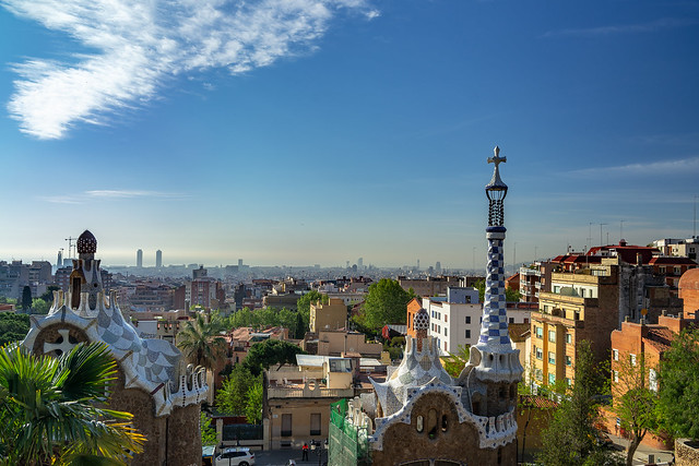 Barcelona From Parc Guell
